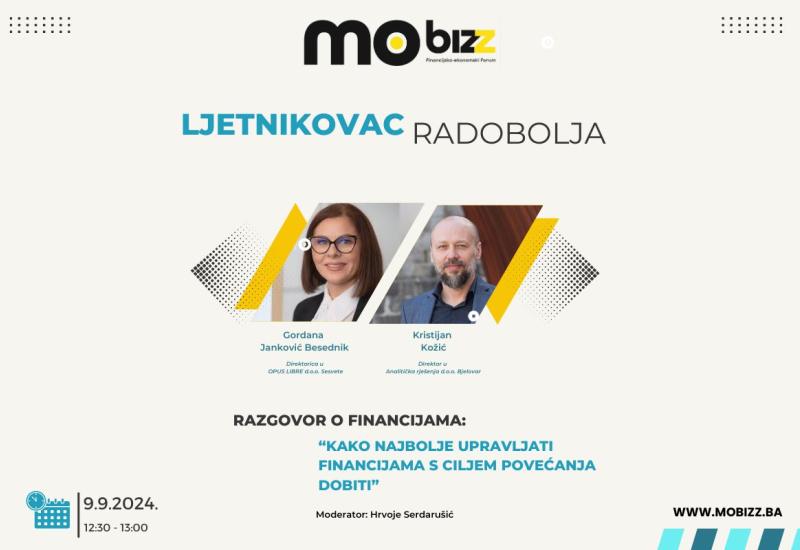 MoBizz 2024 - Upravljanje financijama - temelj za strateške i informirane poslovne odluke